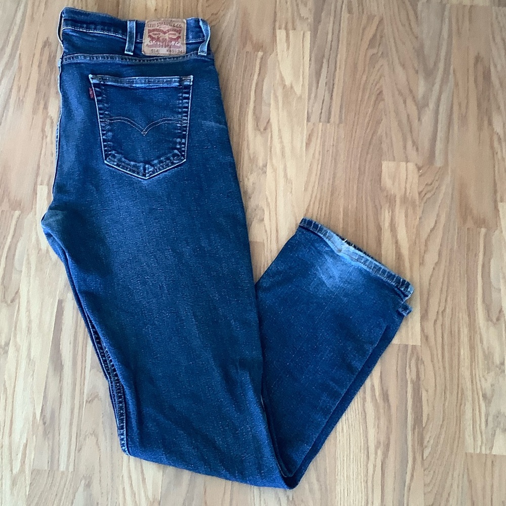 Levi's Dark Blue Straight Jeans